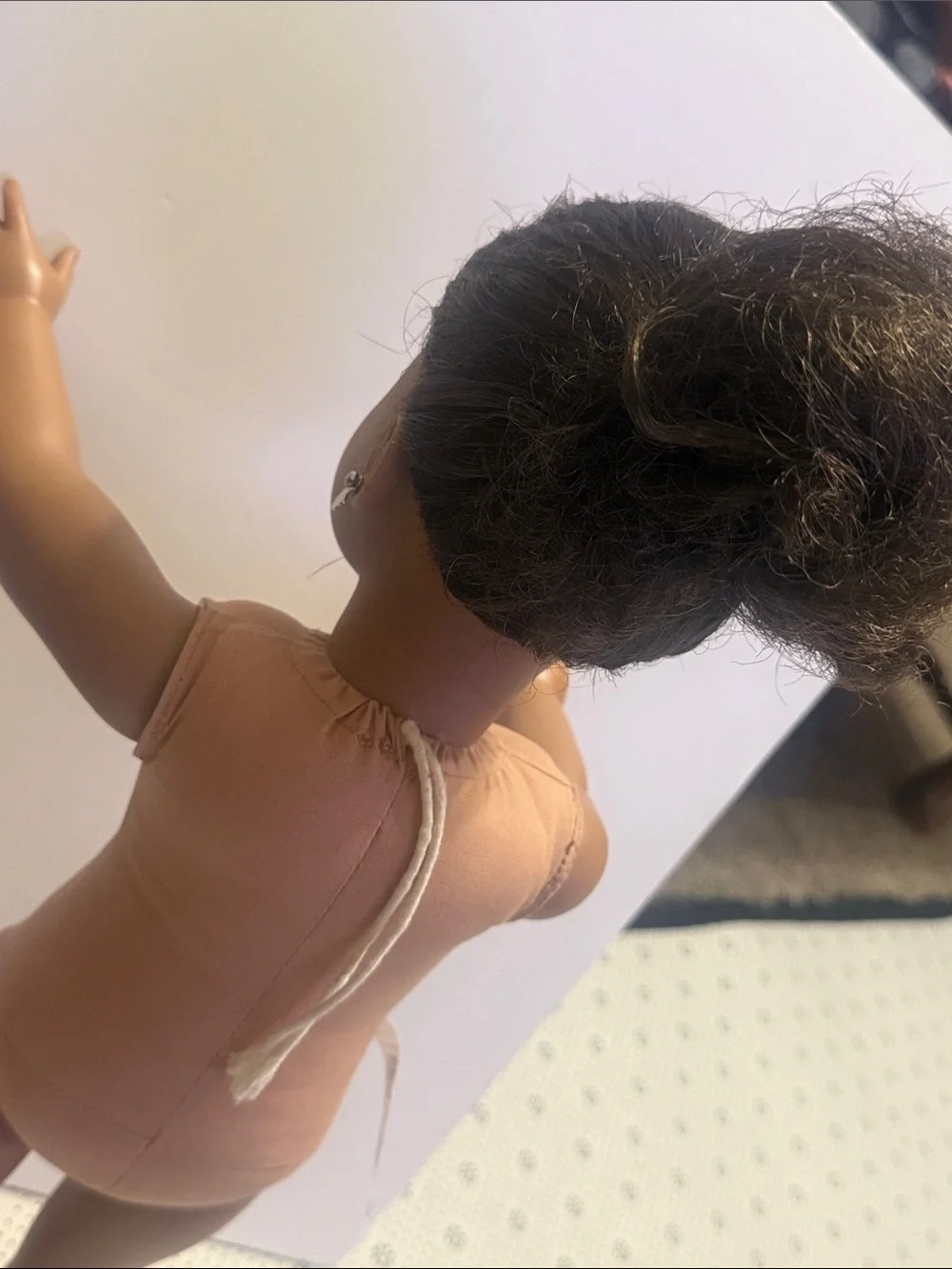 American Girl Brown-Haired Doll with Tan Bodysuit